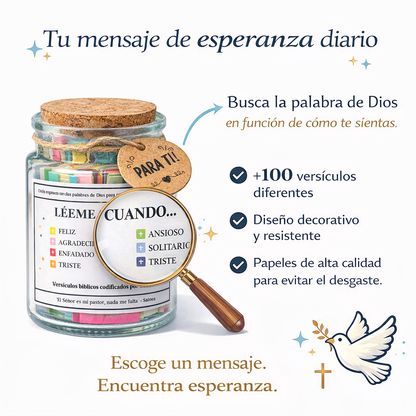 Tarro de Versículos Bíblicos